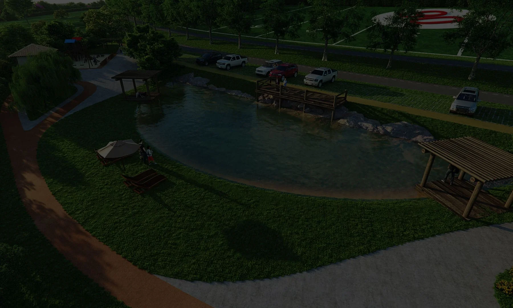 Mais Lotes - Lago em condomínio de chacara